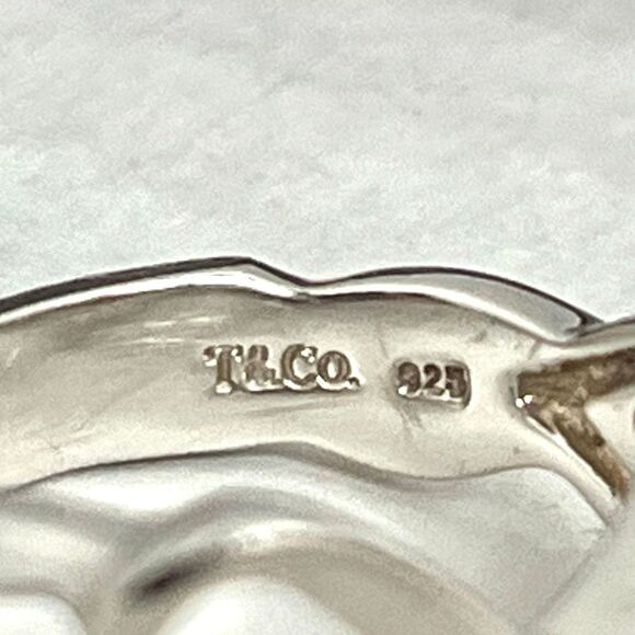 Tiffany & Co. Double Loving Heart Ring Paloma Picasso -529 Silver - Sz 6 - Picture 3 of 16
